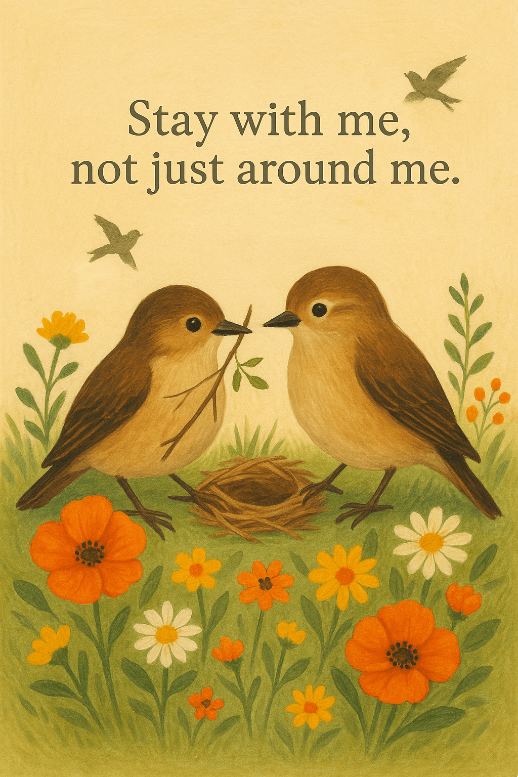 Stay With Me, Not Just Around&nbsp;Me